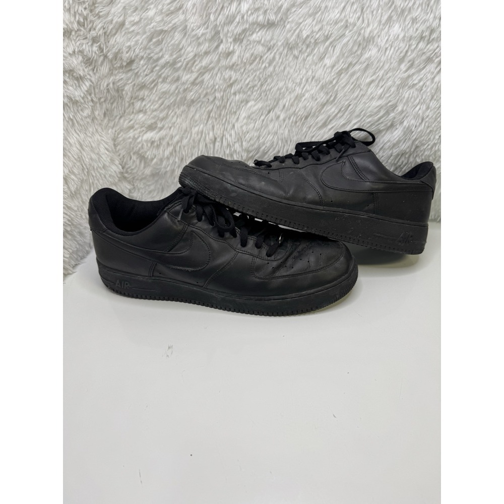 Size 17 - Nike Air Force 1 '07 Black